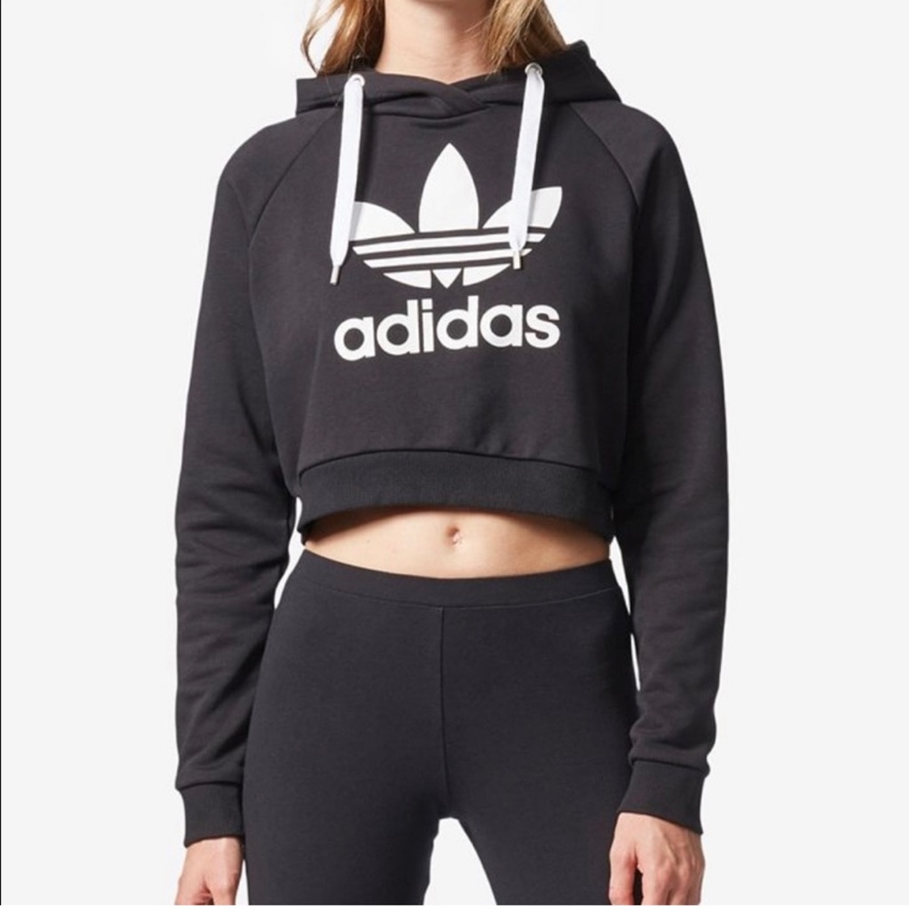 ADIDAS women’s cropped hoodie